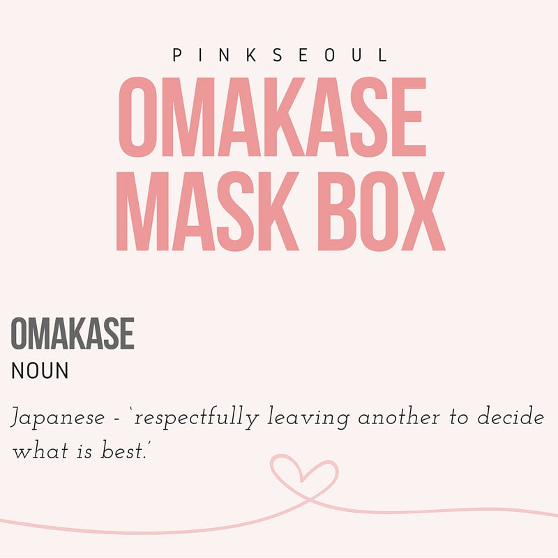 Caja de máscara PinkSeoul Omakase con artículo adicional