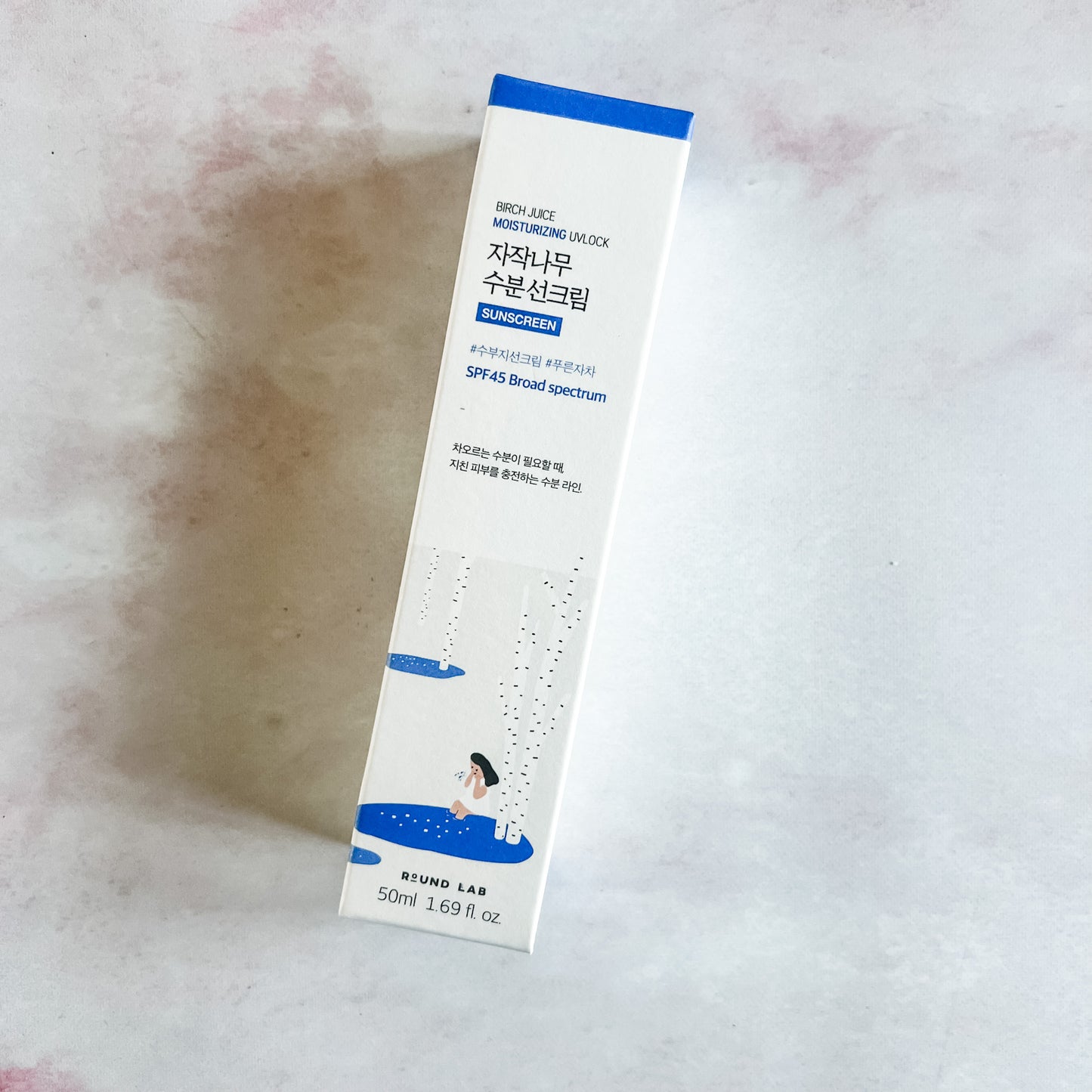 ROUND LAB Birch Moisturizing Sunscreen UVLock SPF 45+ Broad Spectrum