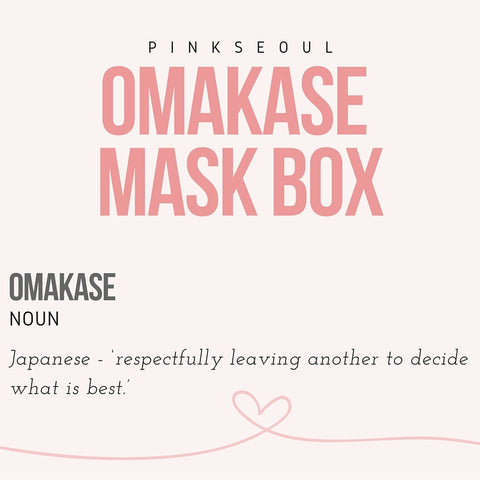 PinkSeoul Omakase Mask Box with Bonus Item